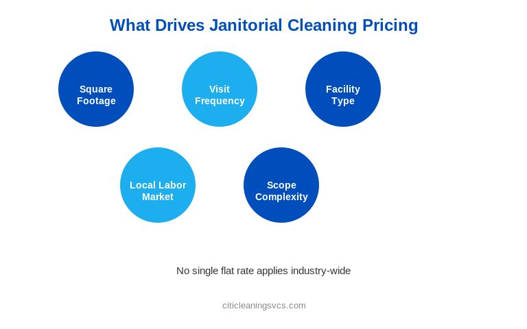 Factors that drive commercial janitorial cleaning services pricing