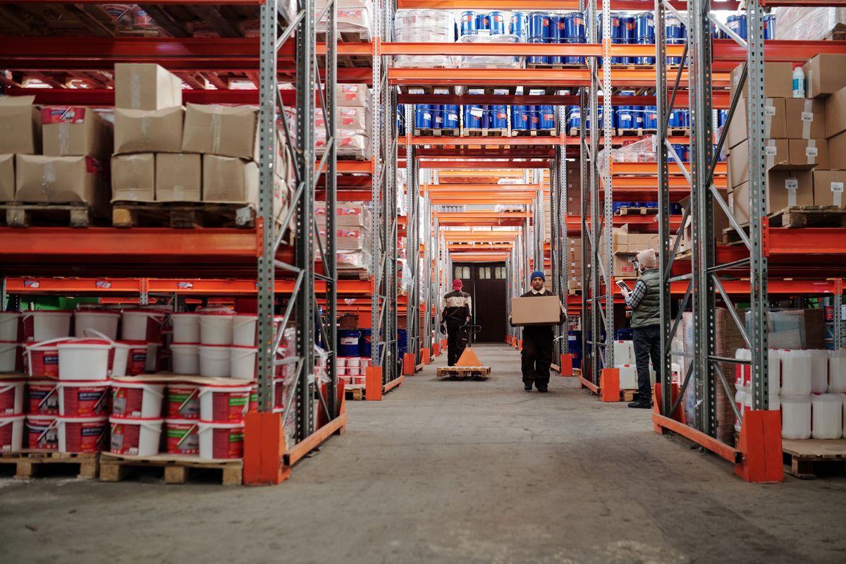 Warehouse cleaning company practicing OSHA safety standards on the I-4 corridor in Central Florida